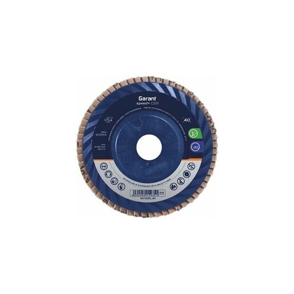 Garant Speed+ CER Ceramic Flap Disc, Dia: 125 mm, Grit: 40 565239 40 - main